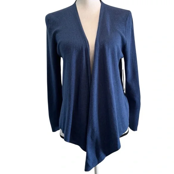 Nic+Zoe NEW 4- Way Open Waterfall Cardigan Size Petite Medium - Picture 2 of 15